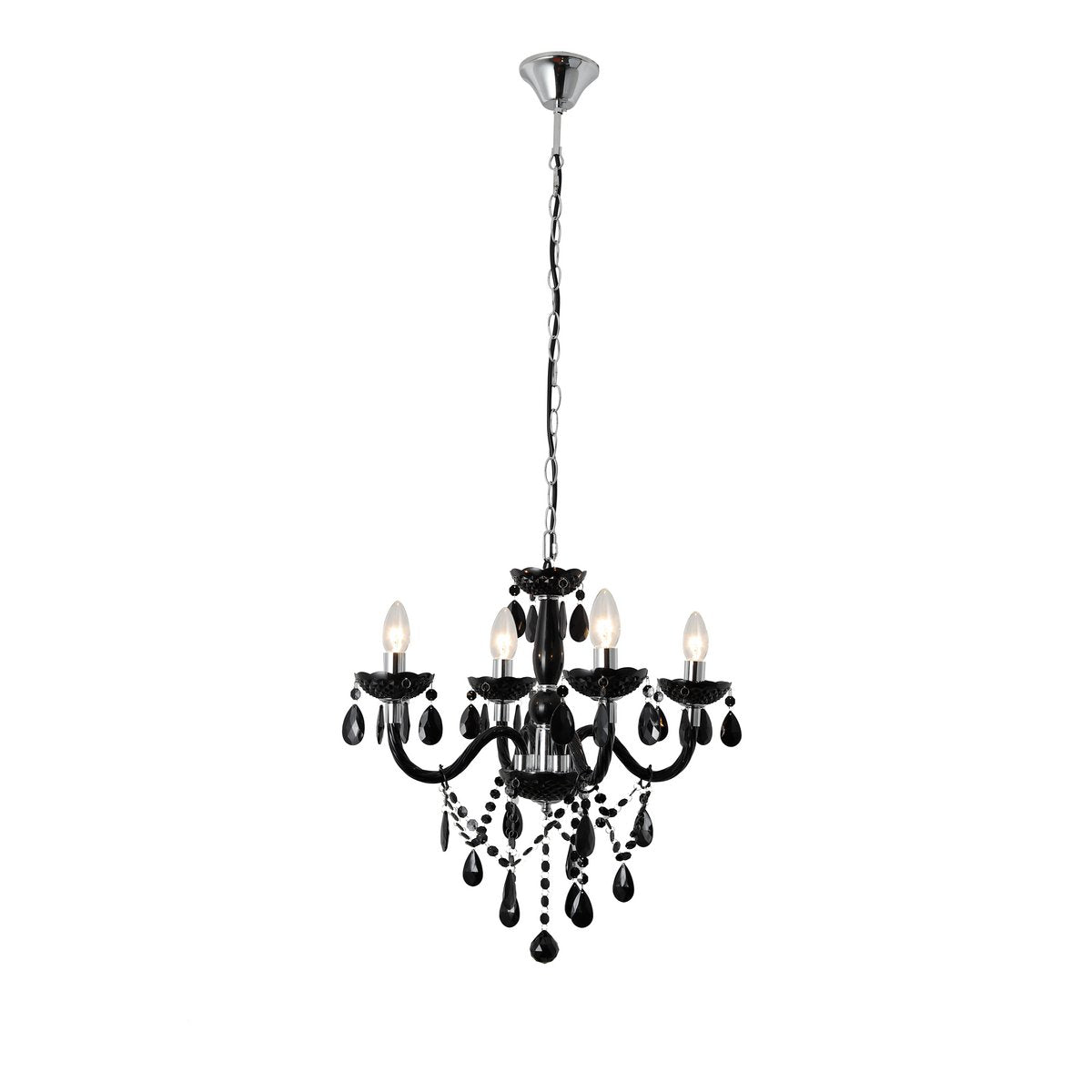 Acrylic glass chandelier