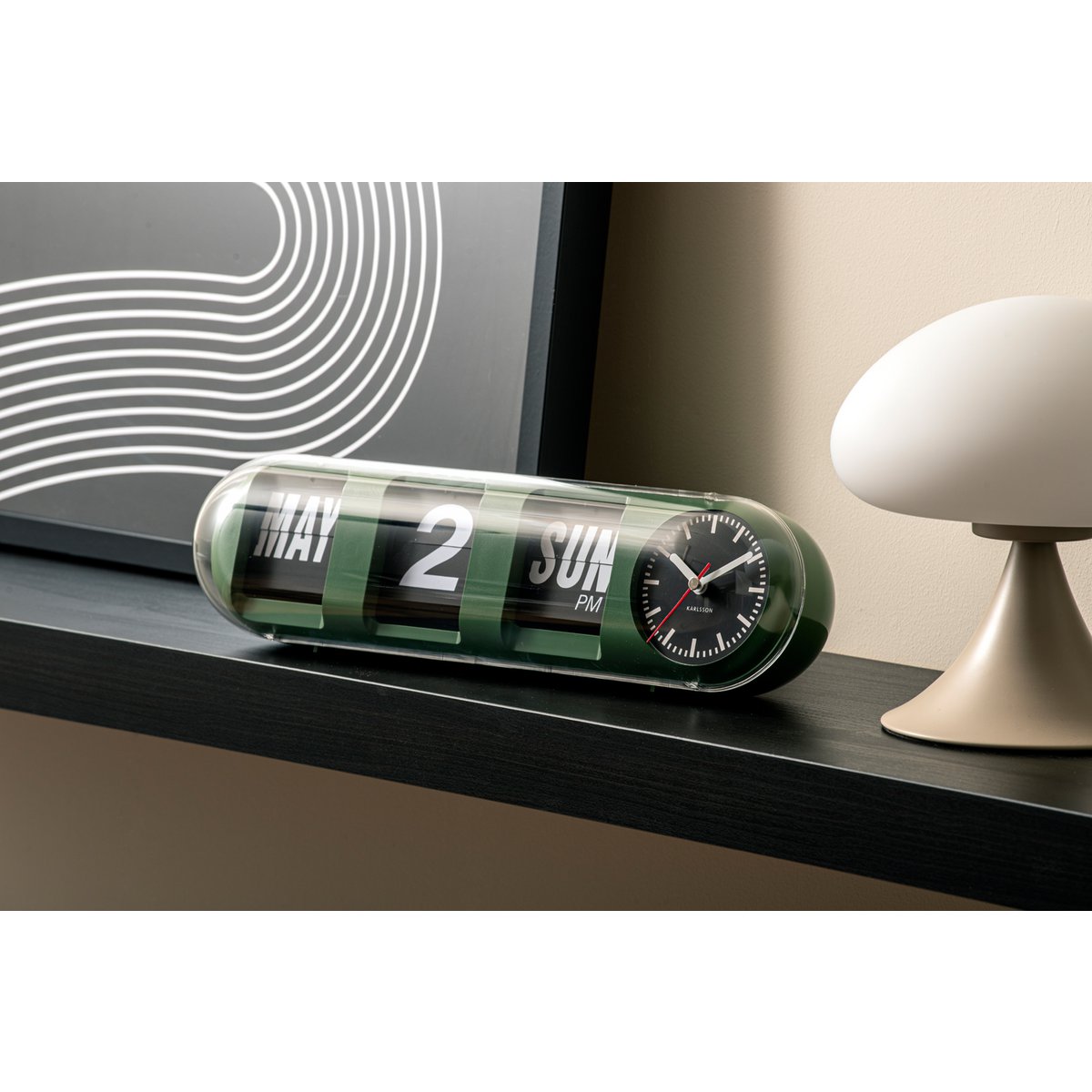 Wanduhr Tube Flip