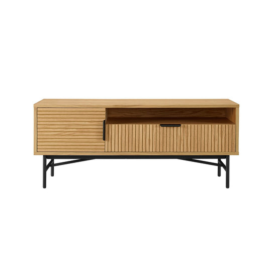 TV-Board 120 cm Eiche Echtholzfurnier