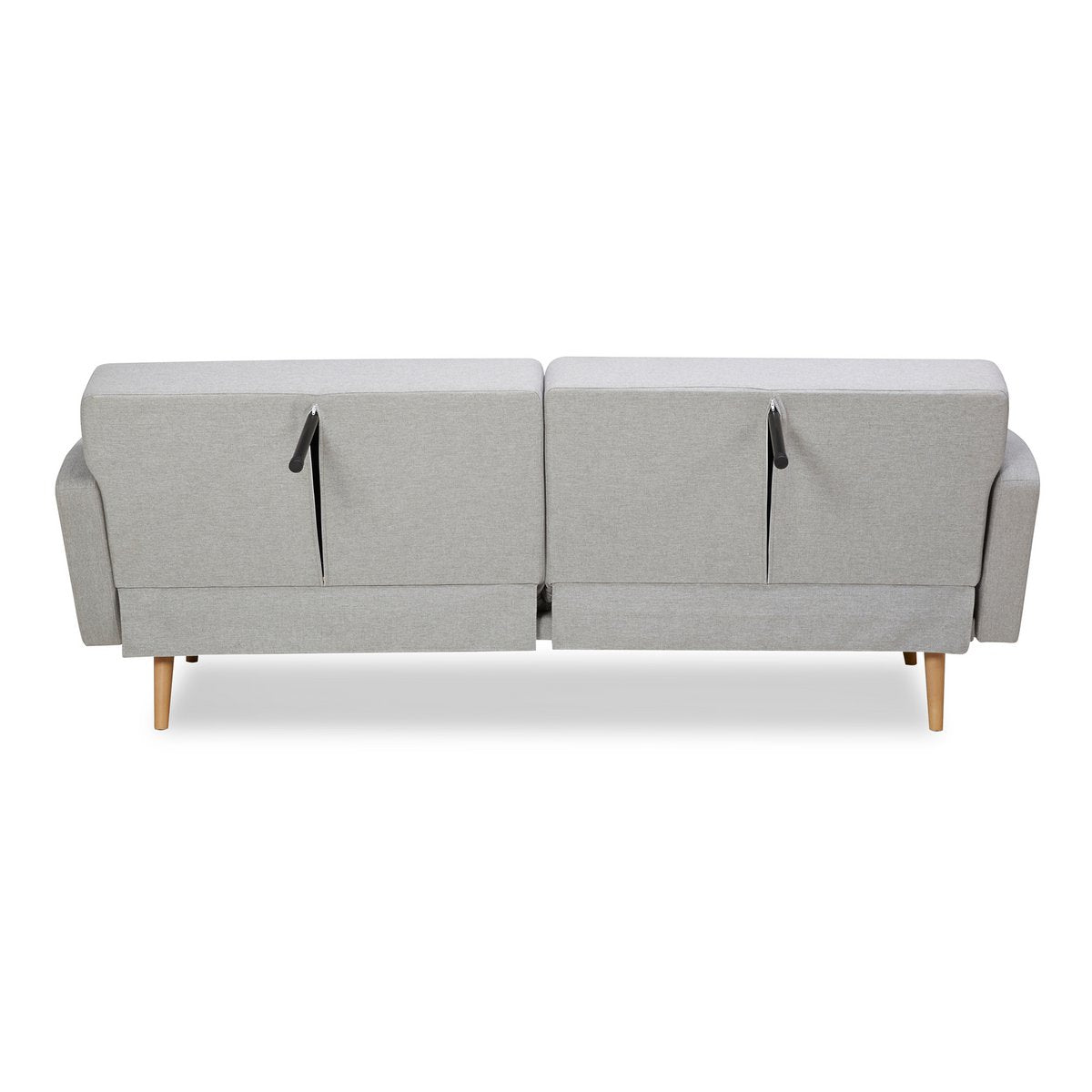 3-Sitzer Sofa Webstoff Grau
