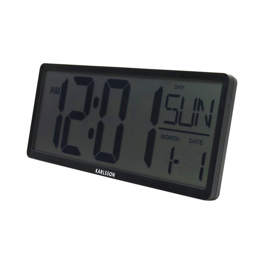 Wand-/Tischuhr Retro LCD