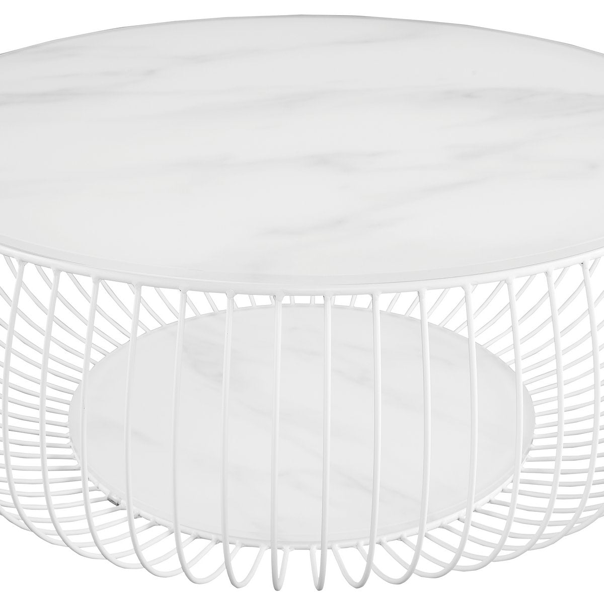 Coffee table Ø 86 cm white