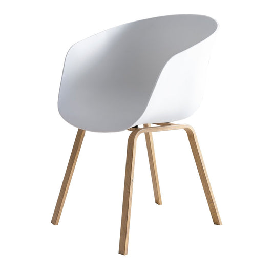 Dining room chair set of 2 white