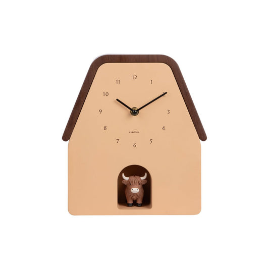 Wanduhr Highland Cow Kuckuck