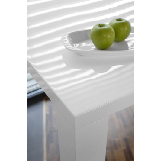 Dining table 160x90x76 cm white