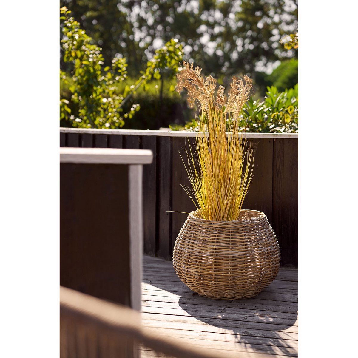 Melaka Korb, Kubu-Rattan, natur, 2er-Set