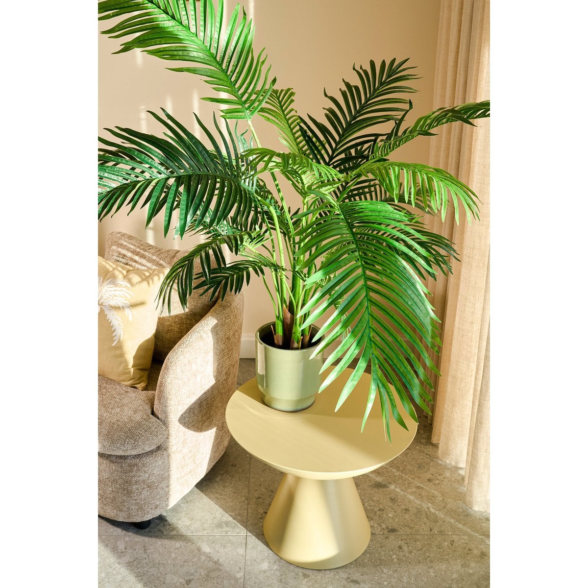 Künstliche Pflanze Areca-Palme Grün
