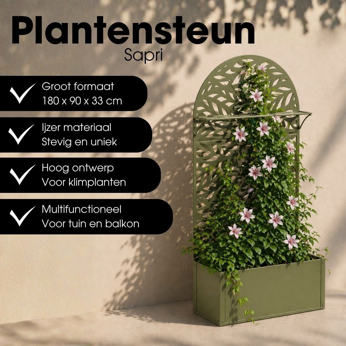 Pflanzenständer vor Sapri Green