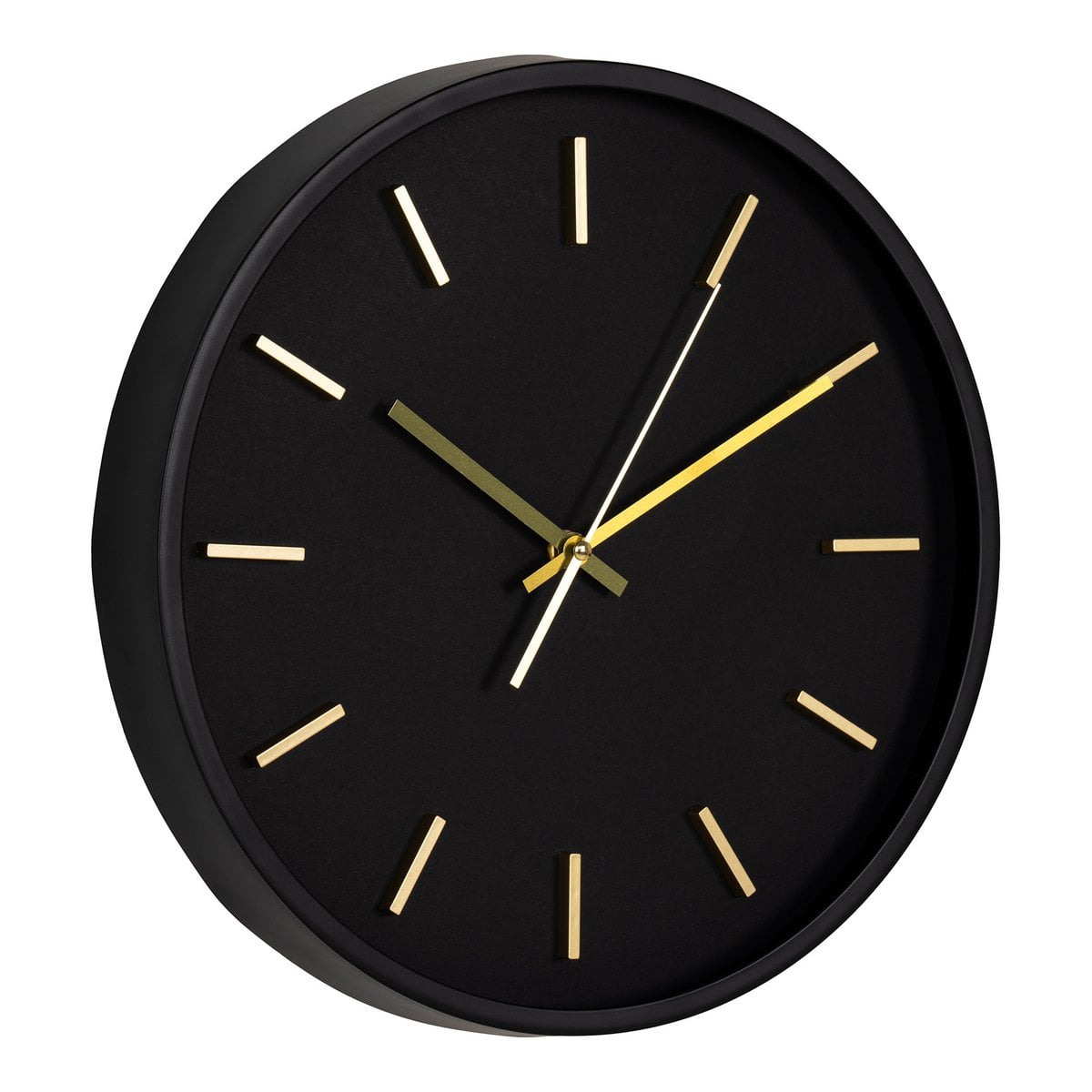 Kensington Wall Clock - Wanduhr, schwarz, geräuschloses Uhrwerk, rund, ø35 cm