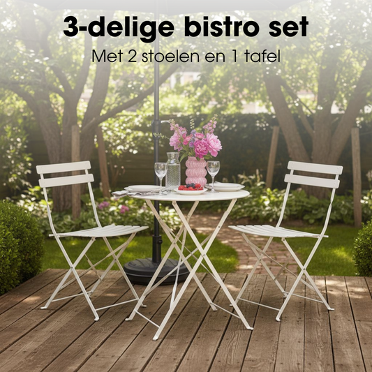 Garten-Bistro-Set Laurence White