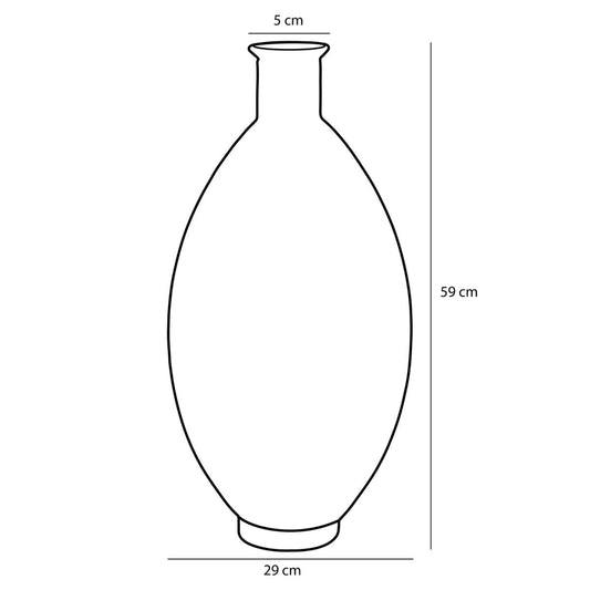Dekorative Flasche Firenza Light Pink
