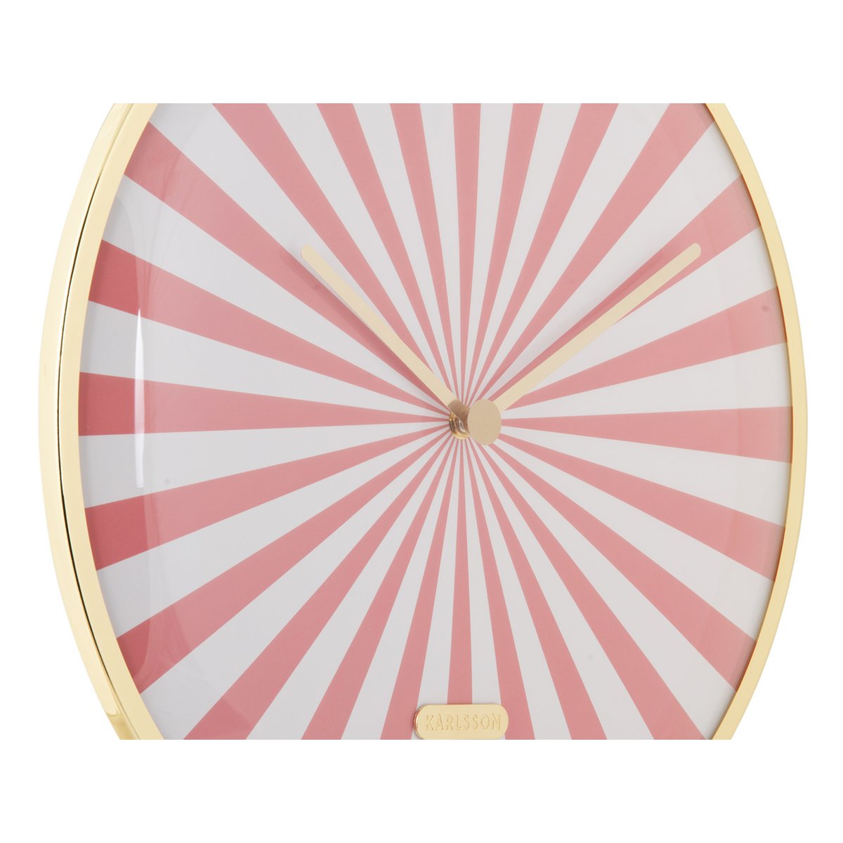 Wanduhr Candy Swirl Dome