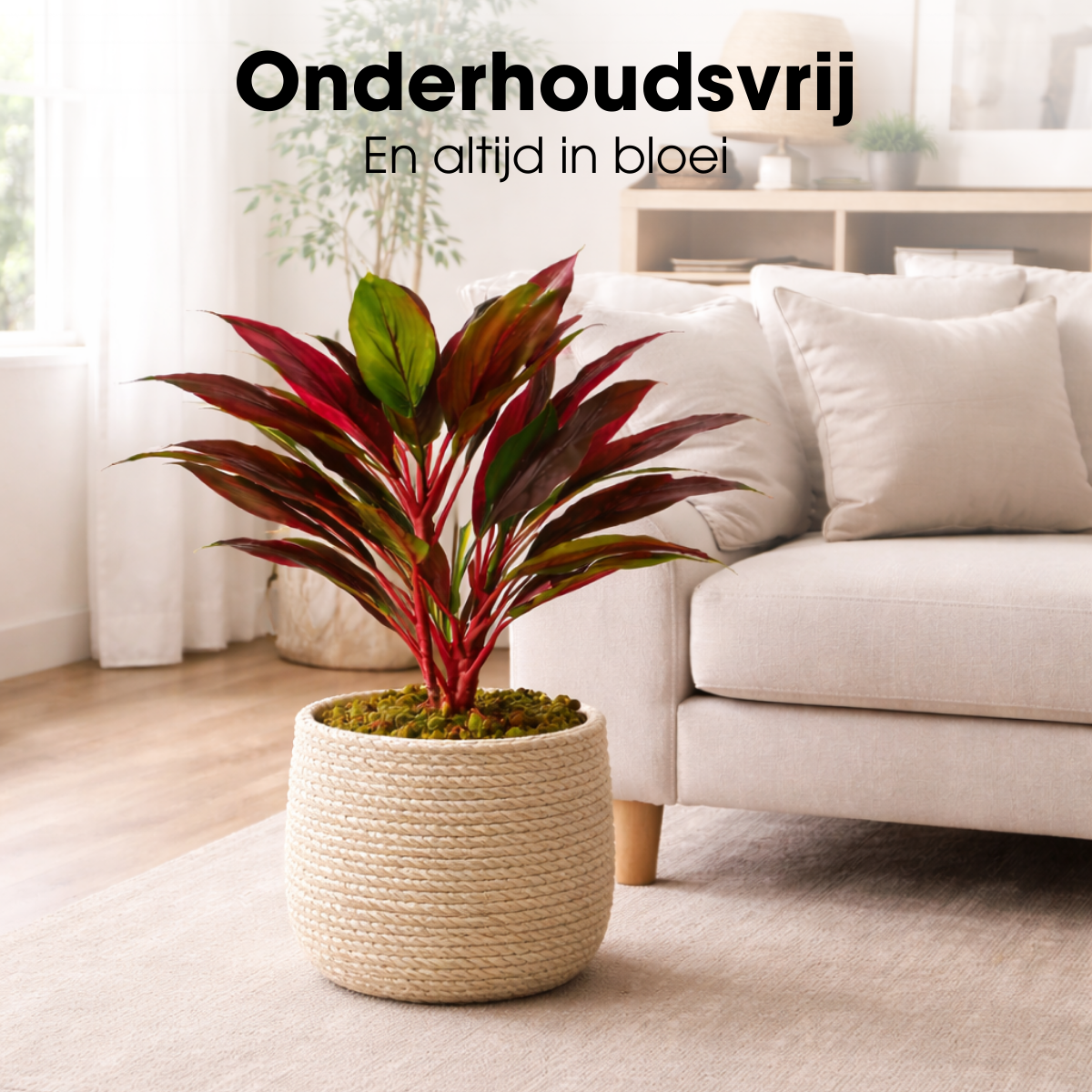 Künstliche Pflanze Cordyline Red