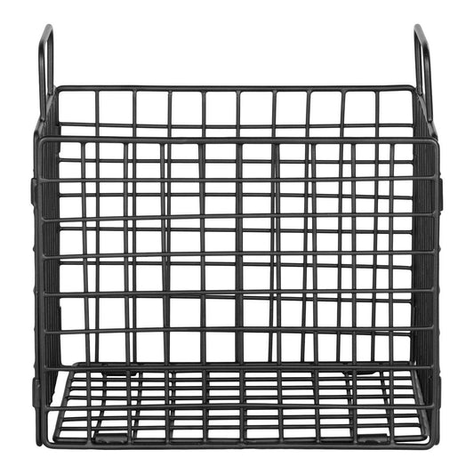 Mora Wire Basket - Drahtkorb, Eisen, schwarz, 25x20x25 cm