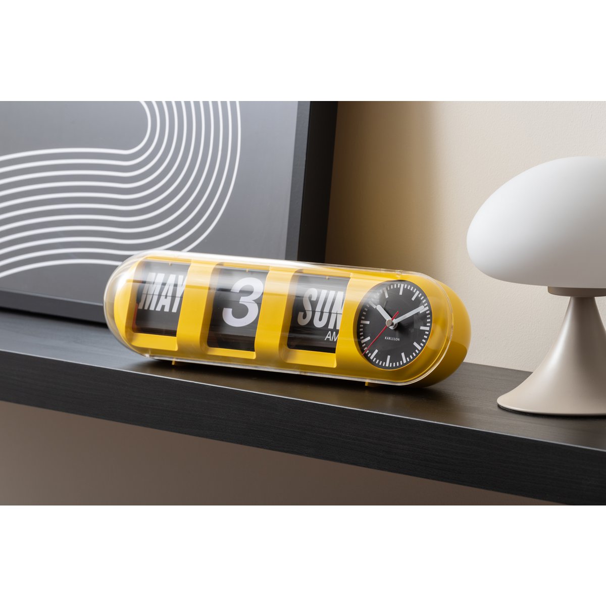 Wanduhr Tube Flip