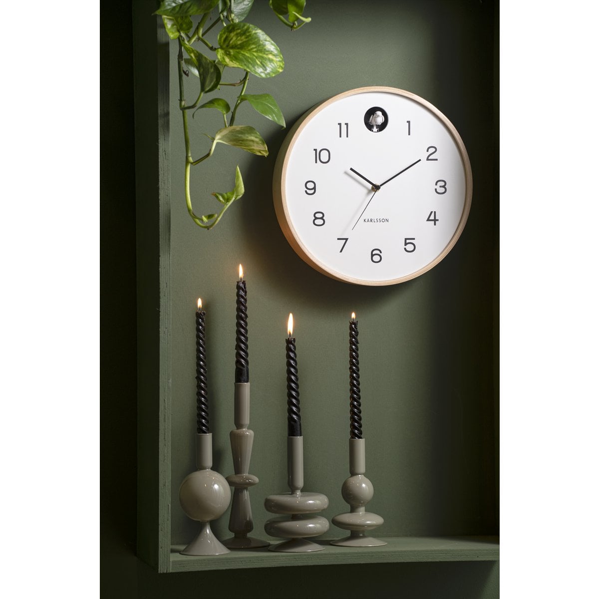 Wanduhr Natur Kuckuck