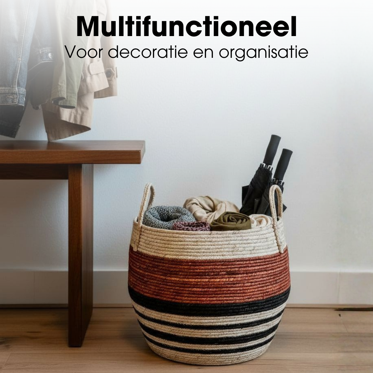 Aufbewahrungskorb-Set Braun