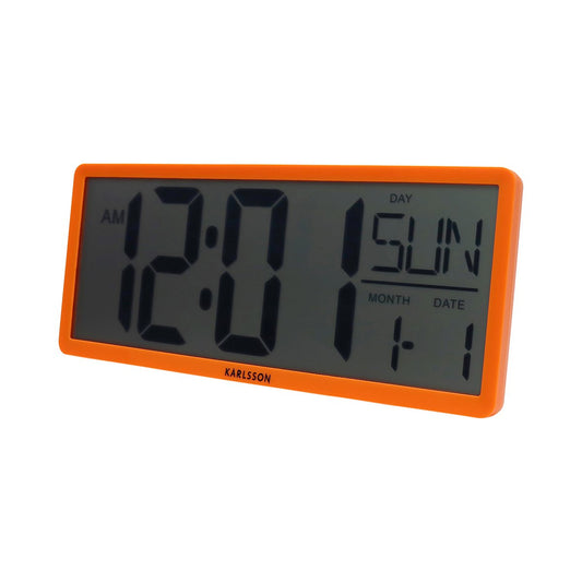 Wand-/Tischuhr Retro LCD