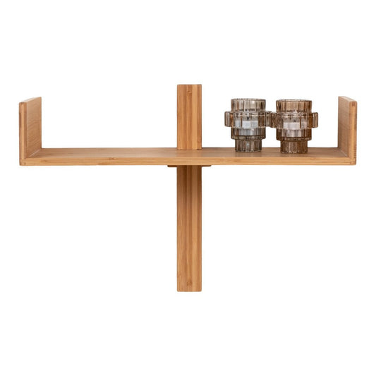 Villa Shelf - Wandregal, Bambus, natur 50x36 cm