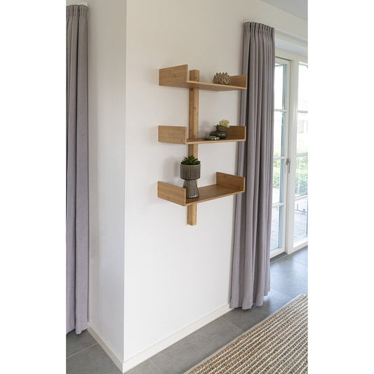 Villa Shelf - Wandregal, Bambus, natur 50x102 cm