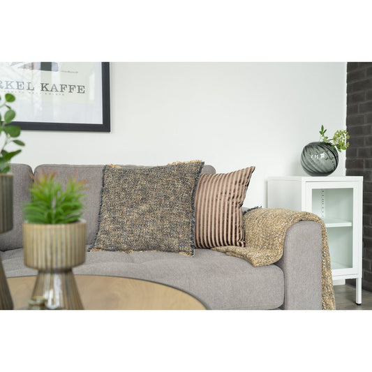 Perth Cushion - Kissen, Polyester, Viskose, Baumwolle, beige/braun, 45x45 cm