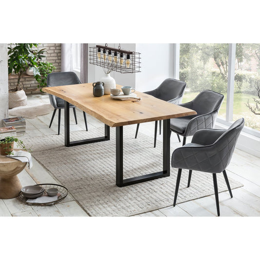 Dining table 180x90 cm made of oak