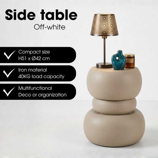 Beistelltisch Zea Offwhite