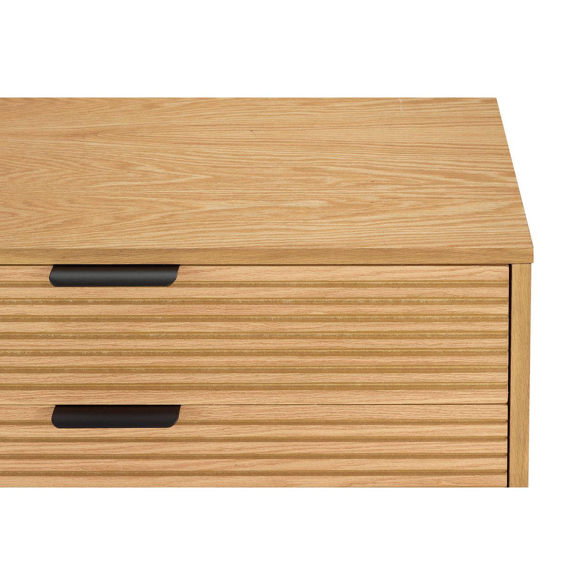 Kommode 80 cm Eiche Echtholzfurnier