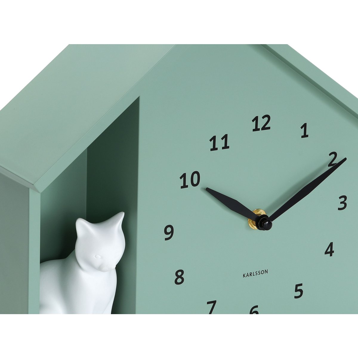 Wanduhr Sitzende Katze