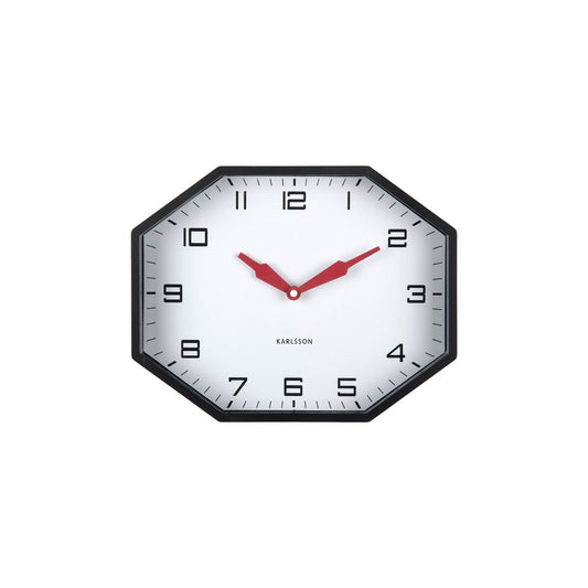 Wanduhr Modern Factory Octagon