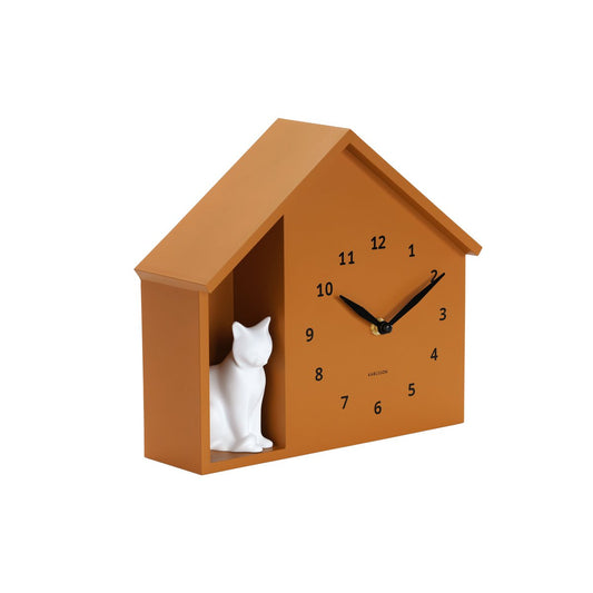 Wanduhr Sitzende Katze