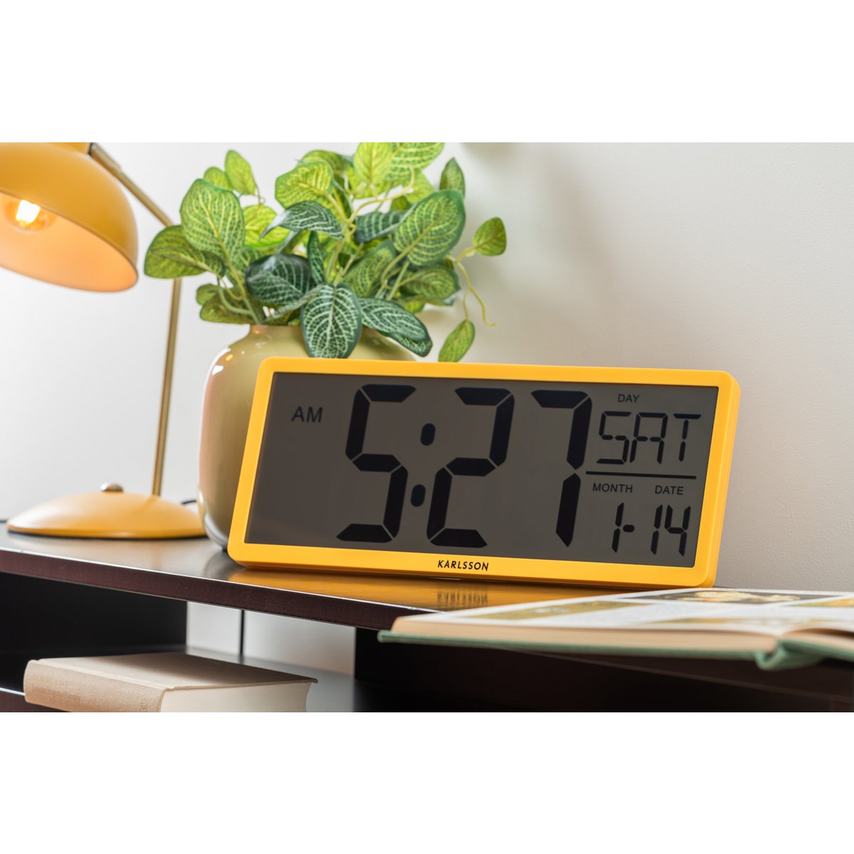 Wand-/Tischuhr Retro LCD