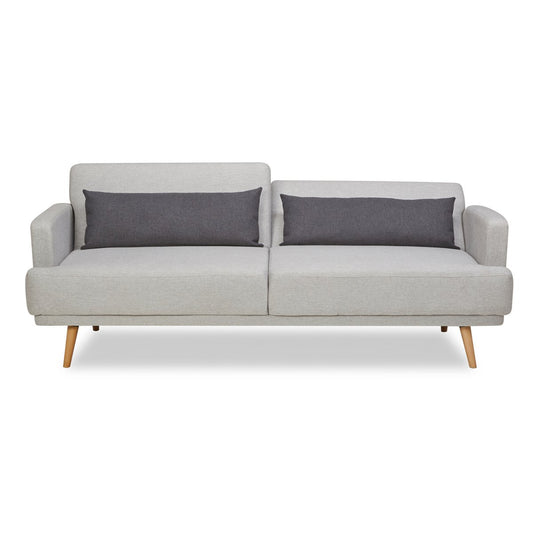 3-Sitzer Sofa Webstoff Grau