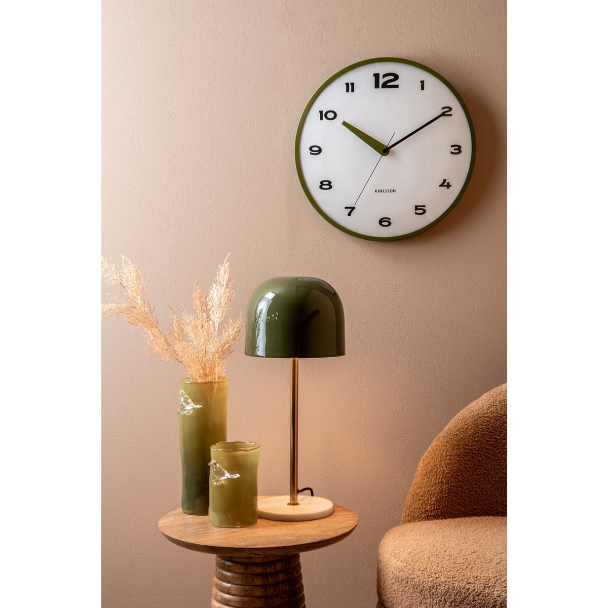 Wanduhr Brisk Dome
