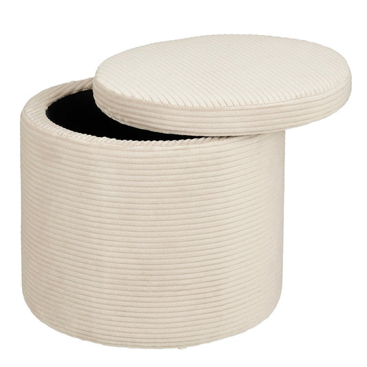 Pouf Pouffe Cremeweiß