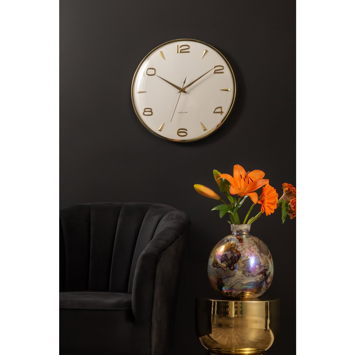 Wanduhr Sienna Glow