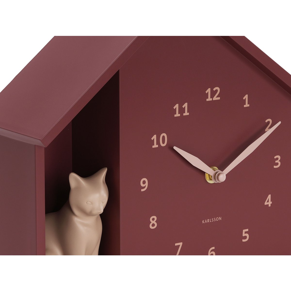 Wanduhr Sitzende Katze