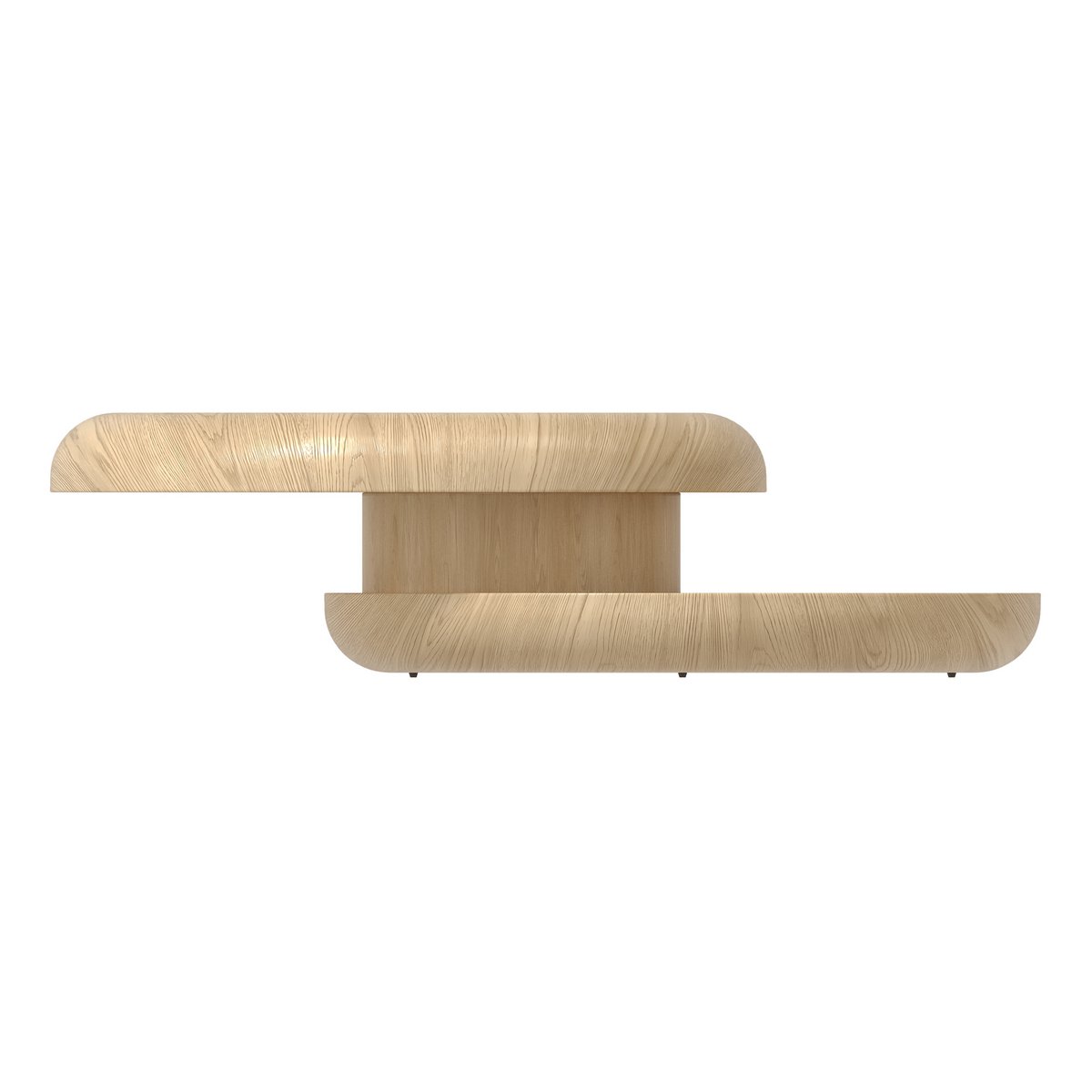 Coffee table Ø 90 cm rotatable nature