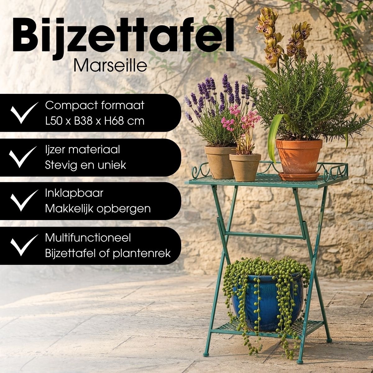 Beistelltisch außerhalb Marseille Green