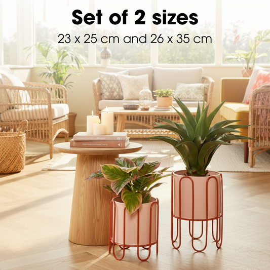 Blumentopf in Dione Pink