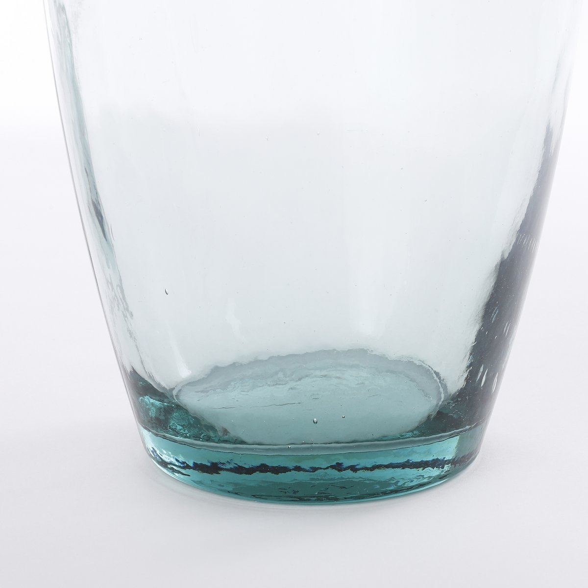 Kyara Flaschenvase – H100 x Ø20 cm – recyceltes Glas – transparent