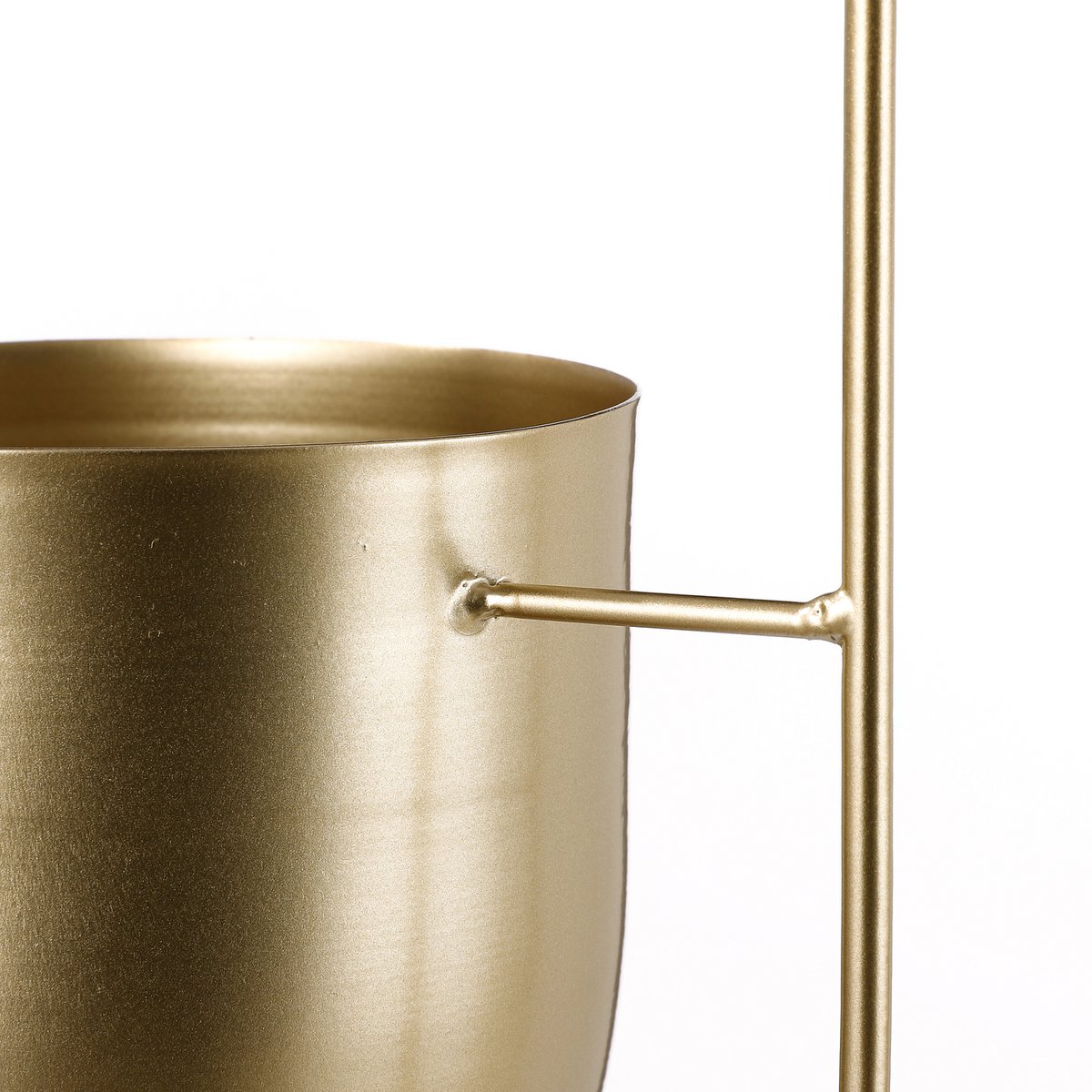Dexter Blumentopf zum Aufhängen – L24 x B14 x H83 cm – Gold