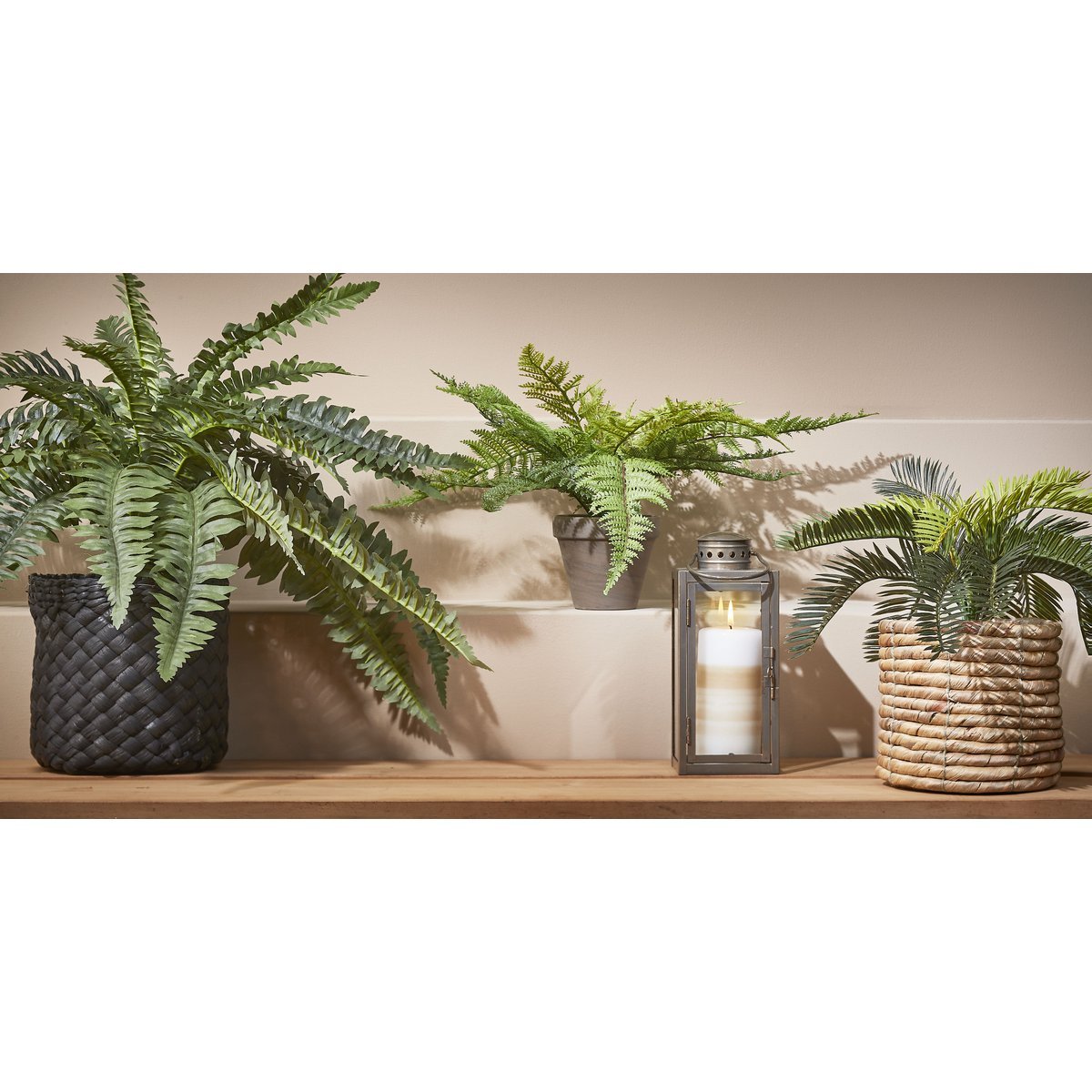 Künstliche Cycas-Palme im Blumentopf Stan – H37 x Ø44 cm – Grün