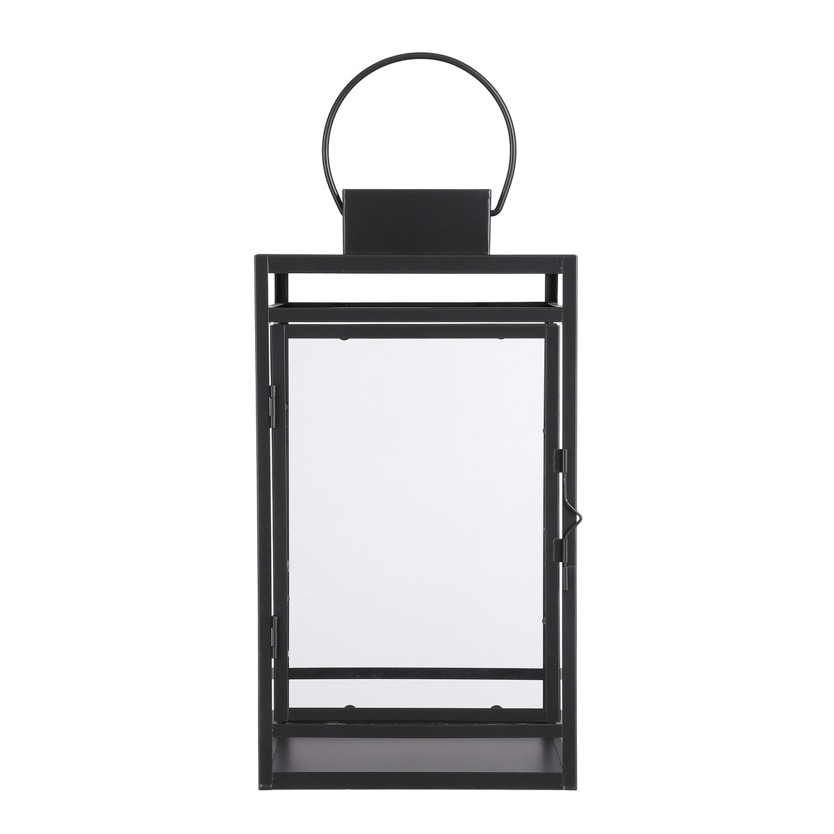 Sturmlaterne – L19,5 x B19 x H36 cm – Schwarz