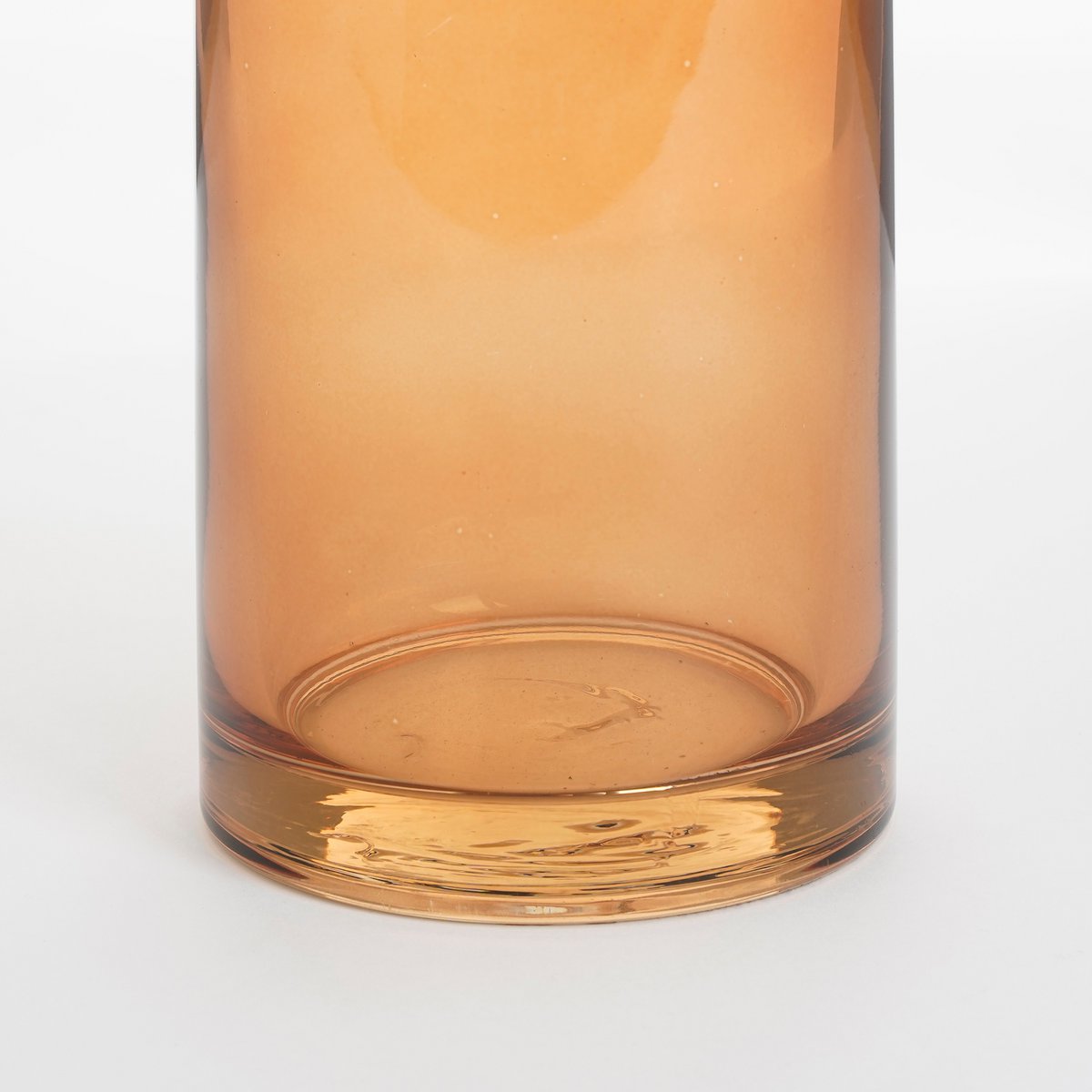 Xandra Schmale Vase - H37,5 x Ø10 cm - Glas - Braun
