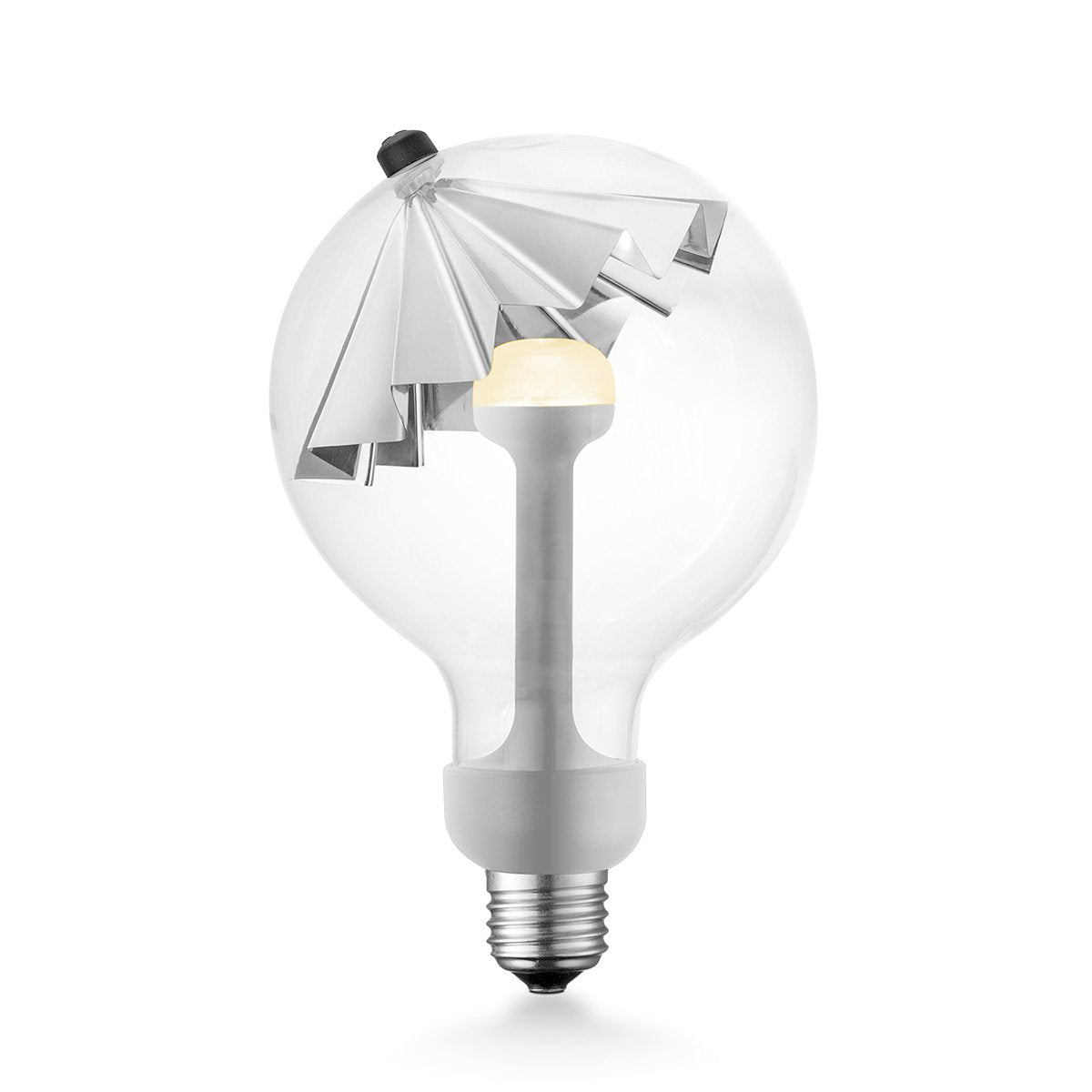Home Sweet Home dimmbare LED-Lampe Umbrella silber G120 E27 5W 400Lm