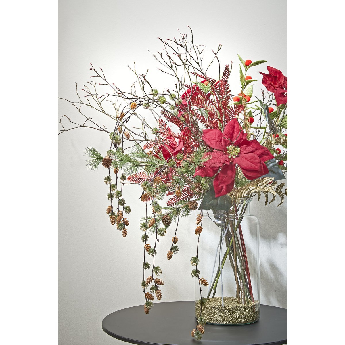 Vienne Vase - H44 x Ø25 cm - Recyceltes Glas - Transparent