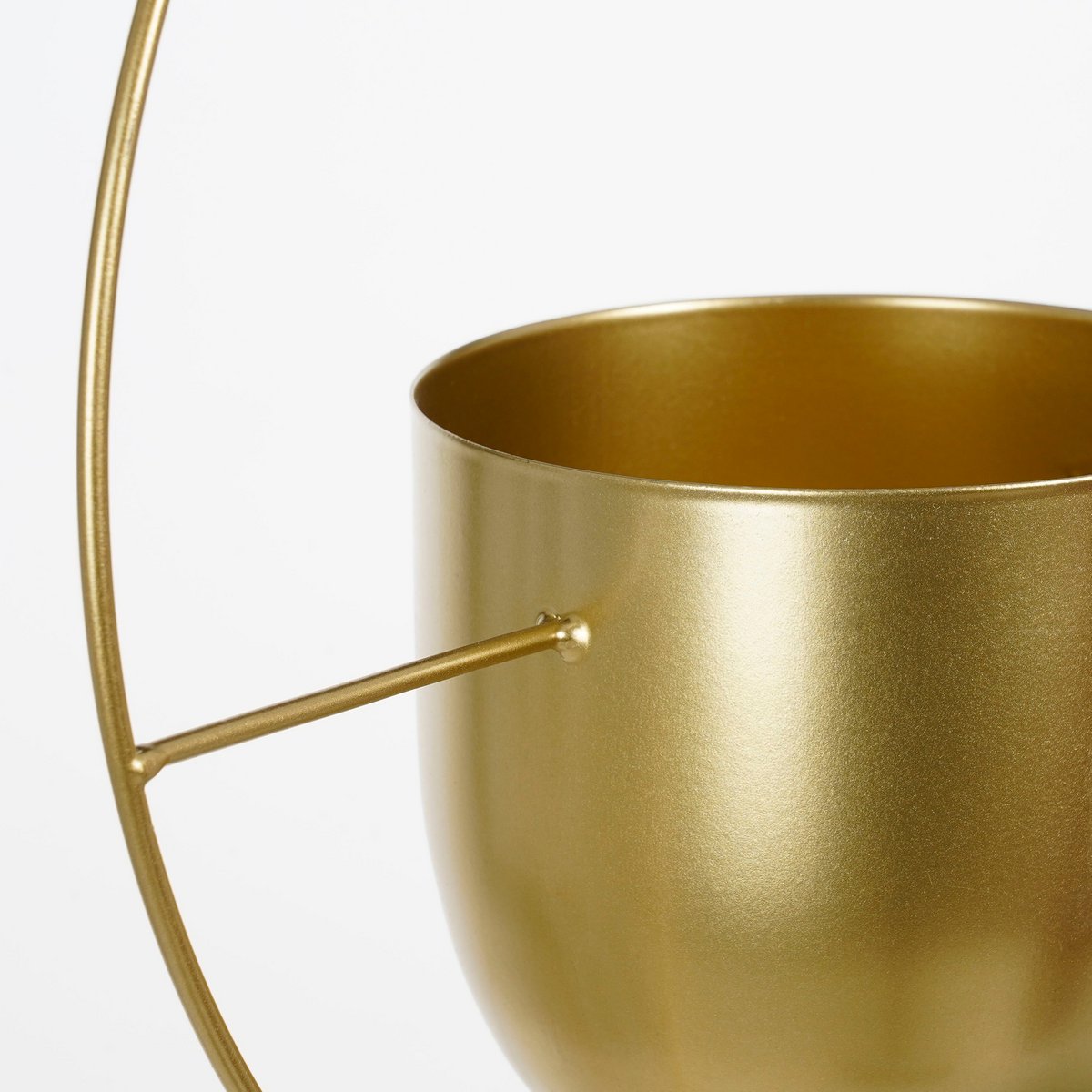 Dexter Blumentopf zum Aufhängen – L34 x B14 x H65 cm – Gold
