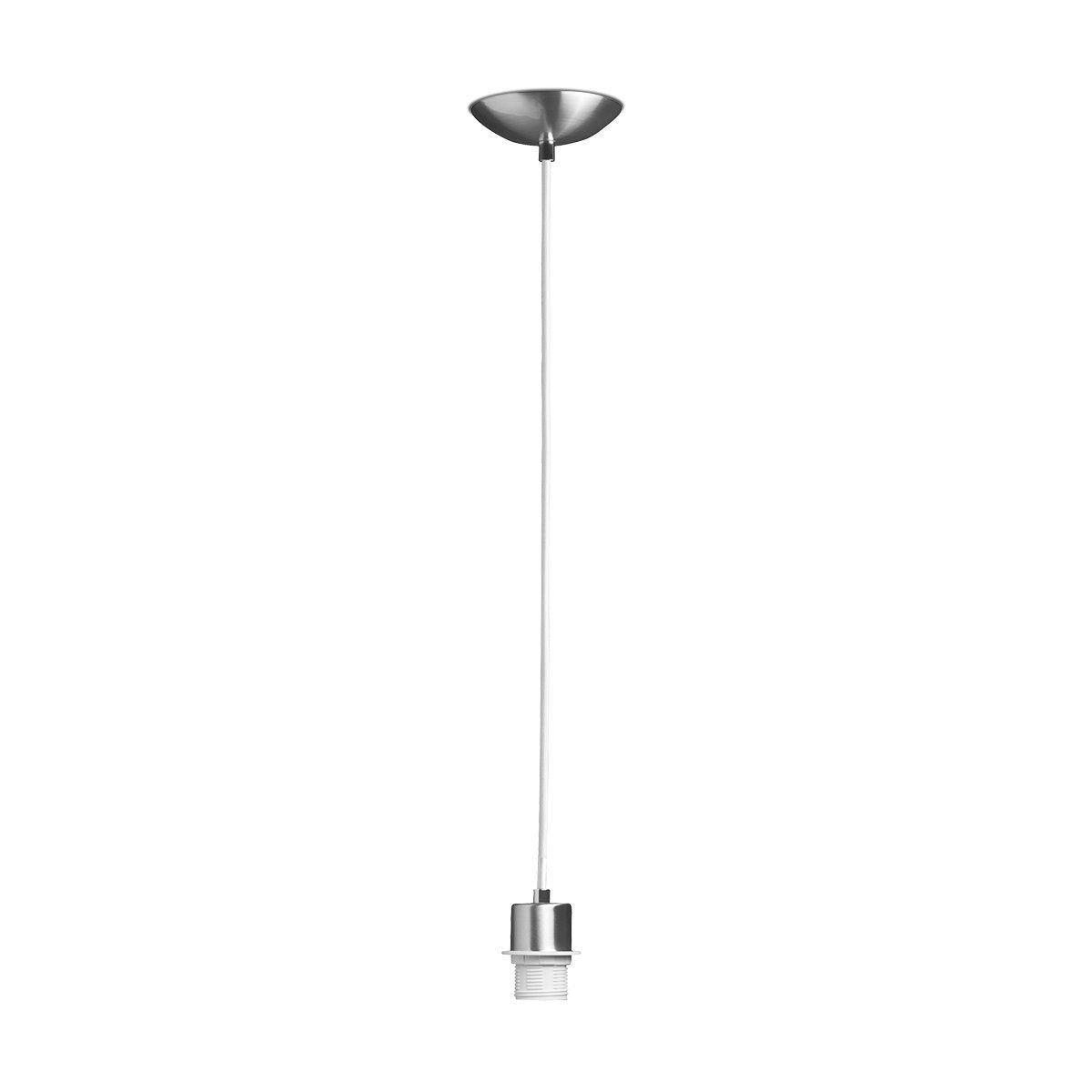 Home Sweet Home Pendelleuchte Stoff 11/11/100 cm – weiß