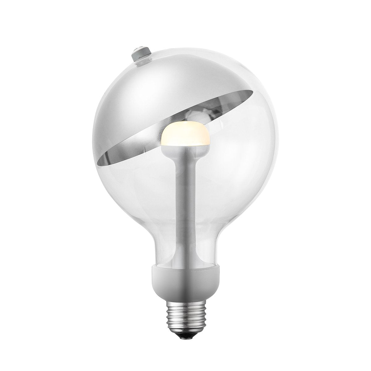 Home Sweet Home dimmbare LED-Lampe Kugel silber G120 E27 5W 400Lm